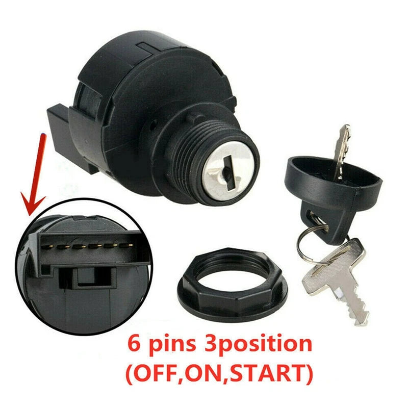 4012166 ATV 3 Position Ignition Key Switch For Polaris RZR 800 XP 900