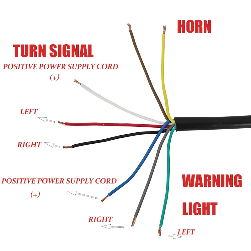 For Polaris Can Am Honda ATV UTV SXS Turn Signal Street Legal LED