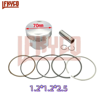 Engine Parts 70mm Big Bore Piston for Zongshen Honda CG250 CG 250 To