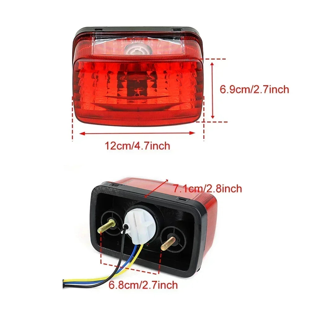 ATV Taillight Rear Brake Lamp Tail Light For Yamaha Grizzly Big Bear