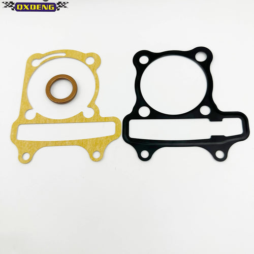 Motorbike cylinder kit piston ring assembly upper and lower gasket