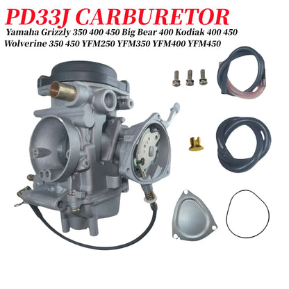 Yamah PD33J Carburetor ATV Yamaha Grizzly 350 400 450 Big Bear 400