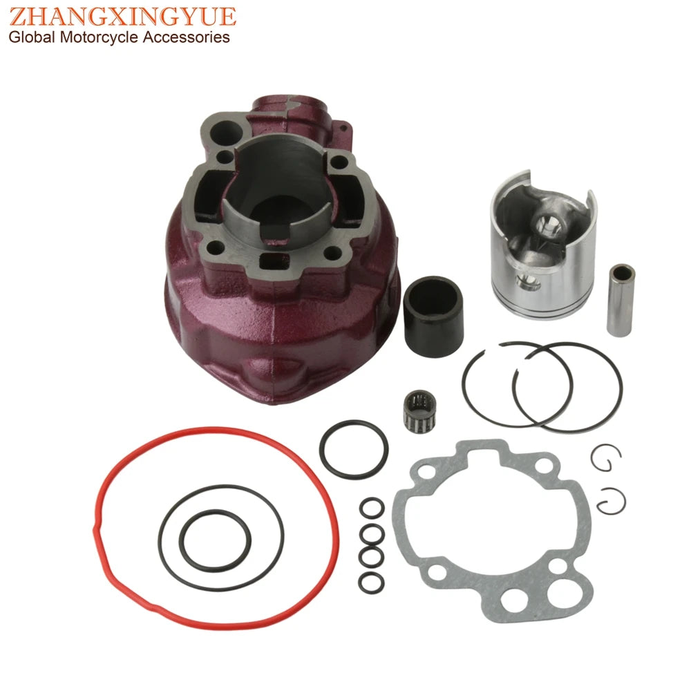 Motorcycle AM6 49mm 90cc Big Bore Cylinder Kit For Yamaha DT50 Enduro