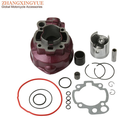 Motorcycle AM6 49mm 90cc Big Bore Cylinder Kit For Yamaha DT50 Enduro