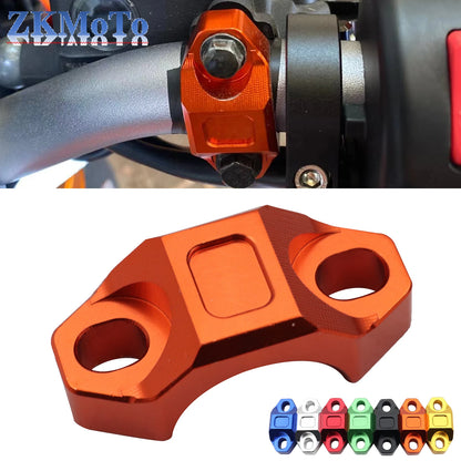 Motorcycle Clutch Brake Master Cylinder Handlebar Bar CNC Clamp Cover