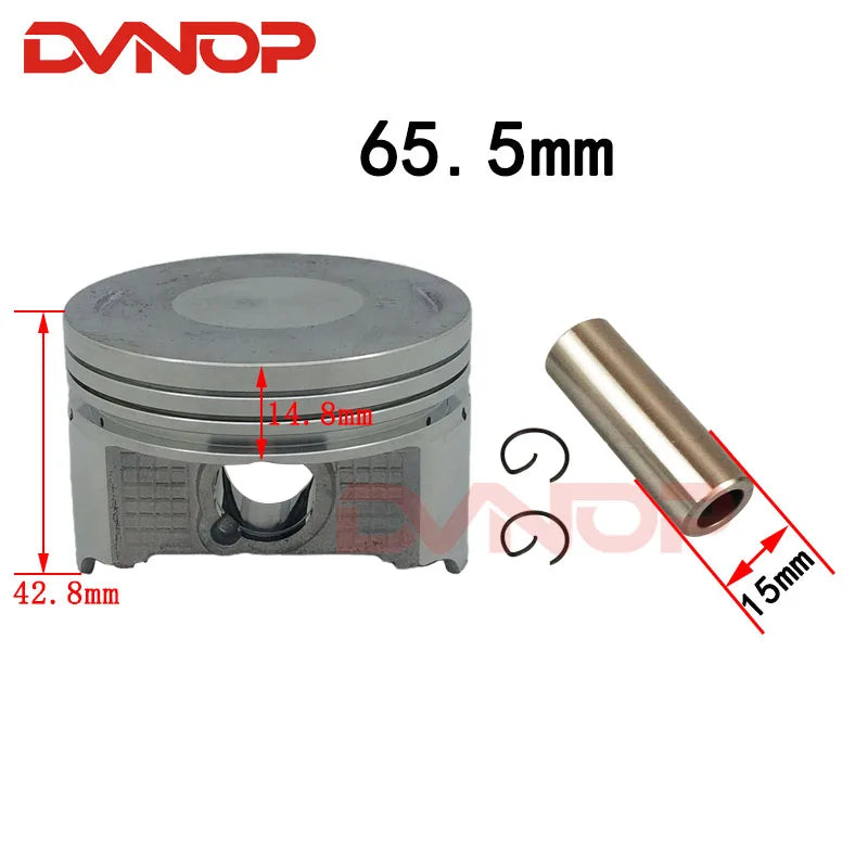 65.5mm Big Bore Motorcycle Piston Ring  Kit For For CG150 CG250 ZJ150