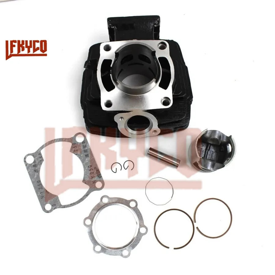 Motorcycle 66mm Engine Cylinder 175CC Piston Top End Gasket Ring Kit