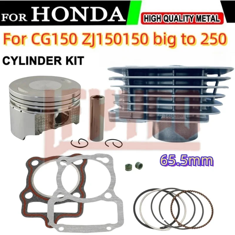 Motorcycle Accessory 65.5mm Engine Part Cylinder Kit 150CC Big to