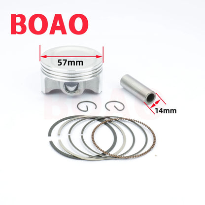 57mm Big Bore Barrel Set Motorcycle Piston and Ring Yamaha YZF-R 125