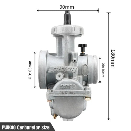 NIBBI 2T 4T PWK Carburetor PWK24/26/28/30/32/34/36/38/40mm Carburetor