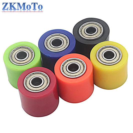 Motorcycle ATV 8/10mm Drive Chain Pulley Roller Slider Tensioner Wheel