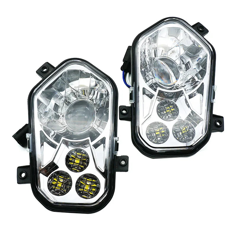 2Pcs Polaris ATV LED Headlight High Low For 2012-2013 Polaris RZR S