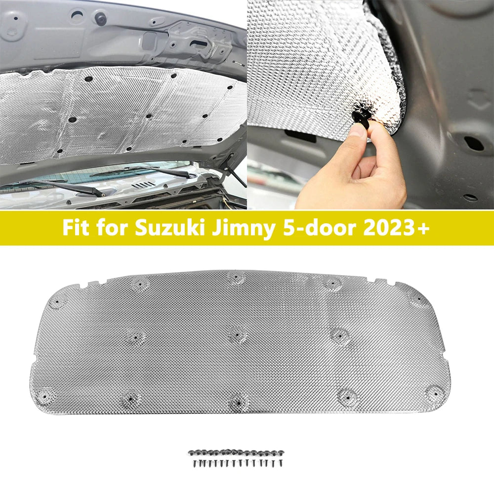 Car Engine Hood Heat Insulation Cotton Sound Deadener Cover for Suzuki