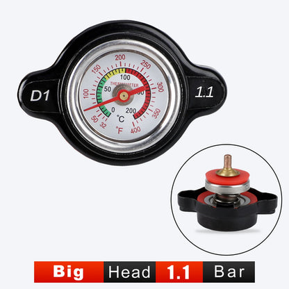 Motorcycle High Pressure Radiator Cap 0.9~1.8 Bar With Temperature