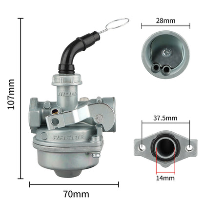 NIBBI PZ18 PZ14 Carburetor for 50cc 60cc 70cc 80cc 90cc 100cc