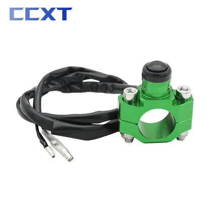 Motorcycle CNC Switch Start Stop Kill Switch Momentary Push Button